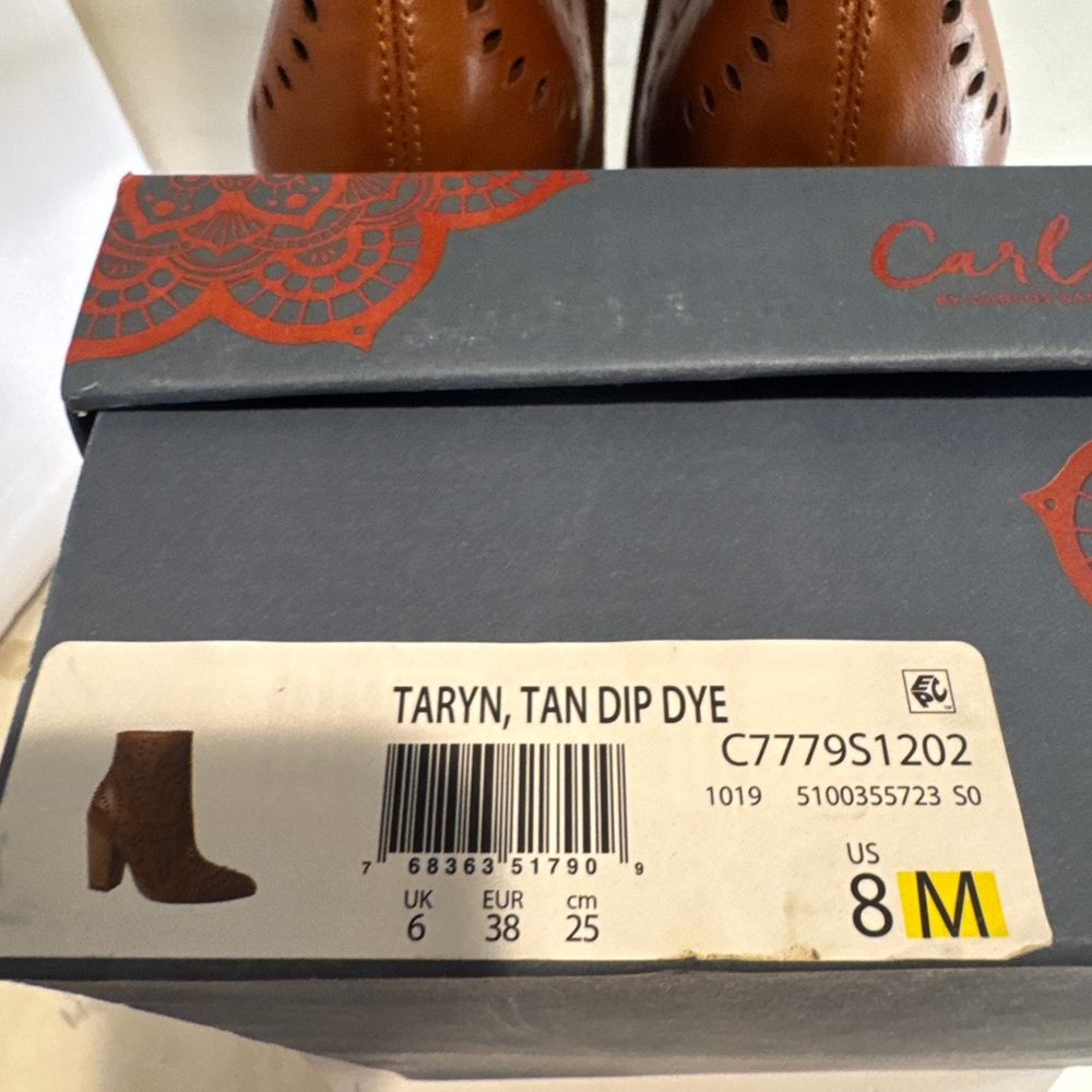 Carlos By Carlo Santana Women's Taryn Pointed Toe Ankle Fashion Boots Brown 8 - Picture 9 of 10